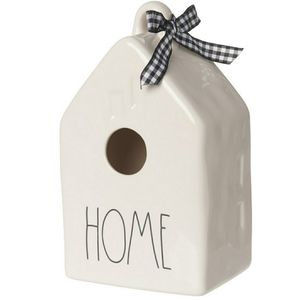 Rae Dunn HOME Elongated House-Shaped Birdhouse
